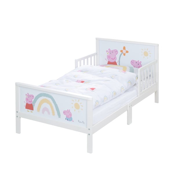Bijeli dječji krevet 70x140 cm Peppa Pig – Roba