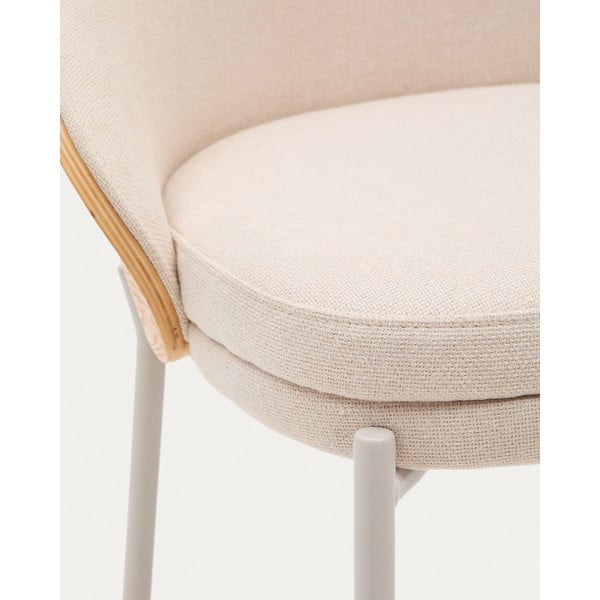 Bež/u svijetloj prirodnoj boji barska stolica (visine sjedala 77 cm) Eamy – Kave Home-image-2