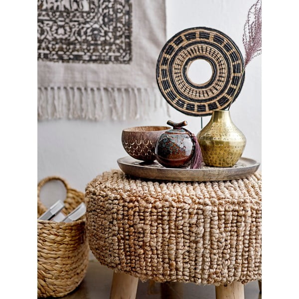 Bež-crni tepih Bloomingville Luca, 90 x 150 cm-image-1