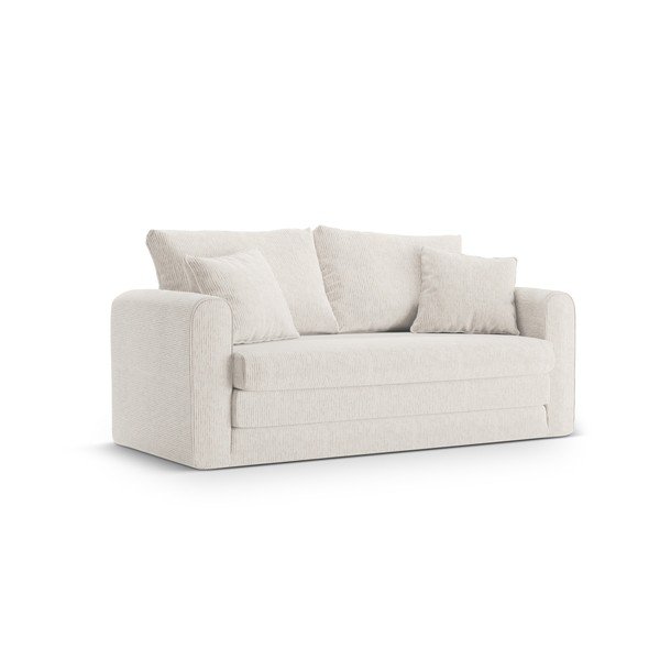 Bijela sklopiva sofa 158 cm Lido – Micadoni 