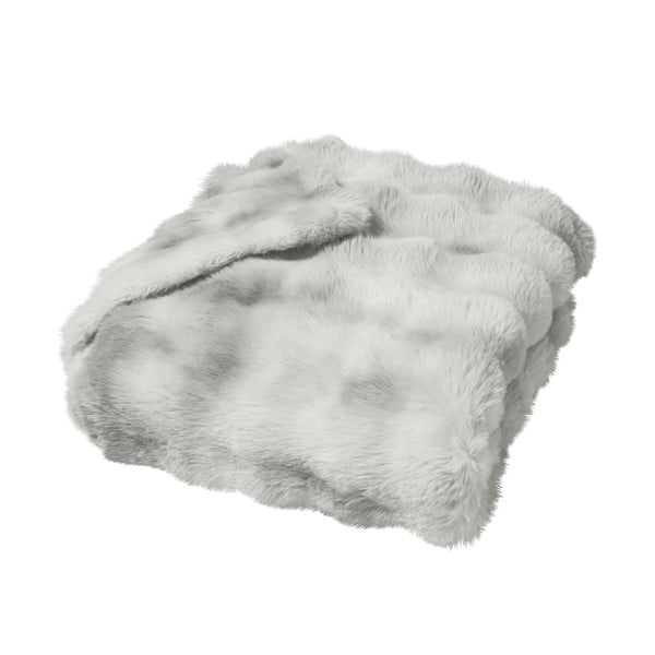 Siva deka od mikropliša 180x220 cm Mounty – douceur d'intérieur