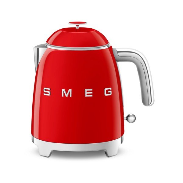 Crveno kuhalo za vodu od nehrđajućeg čelika 800 ml Retro Style – SMEG