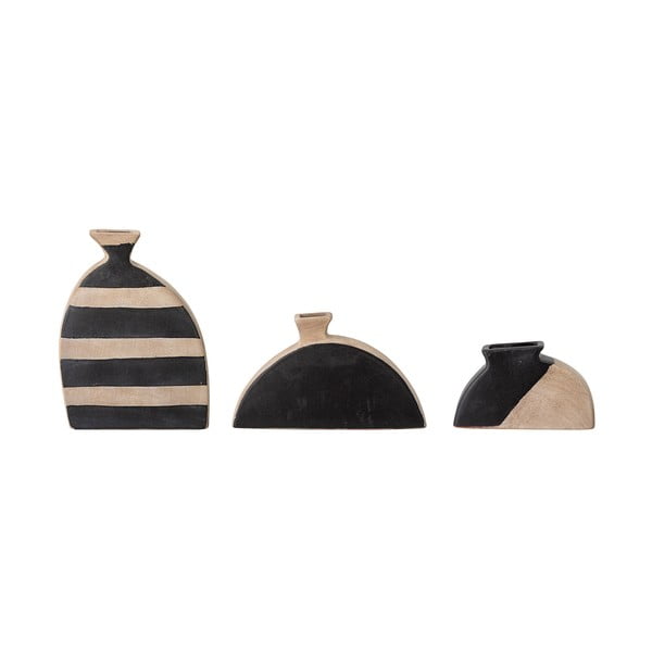Set od 3 vaze od terakote Bloomingville Nezha, visina 23 cm-image-3