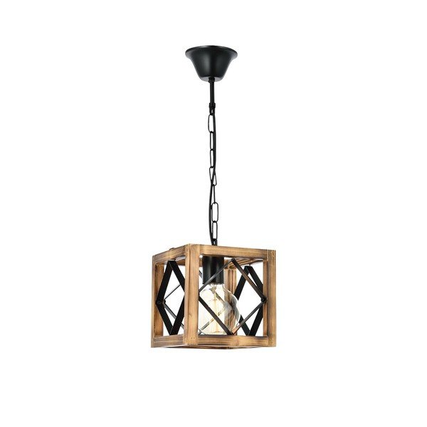 Viseća svjetiljka od drveta jele Zikzak Rustik