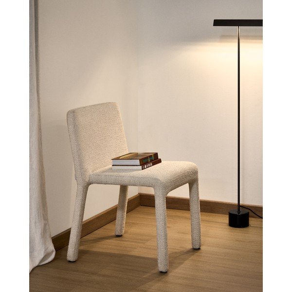 Bež podstavljena složiva blagovaonska stolica Loria – Kave Home-image-1