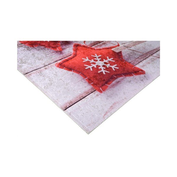 Bijelo-crveni tepih Vitaus Three Decorations, 120 x 160 cm-image-1