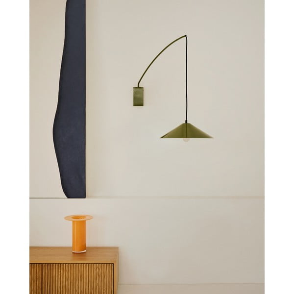 Zelena zidna lampa ø 35 cm Kally – Kave Home-image-1