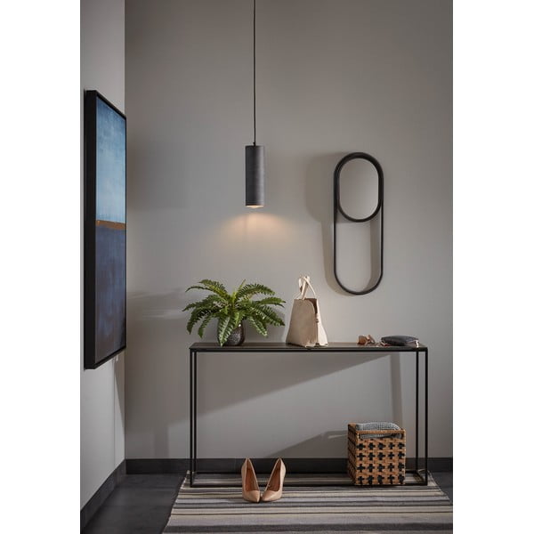 Crna viseća svjetiljka Kave Home Maude, visina 31 cm-image-1