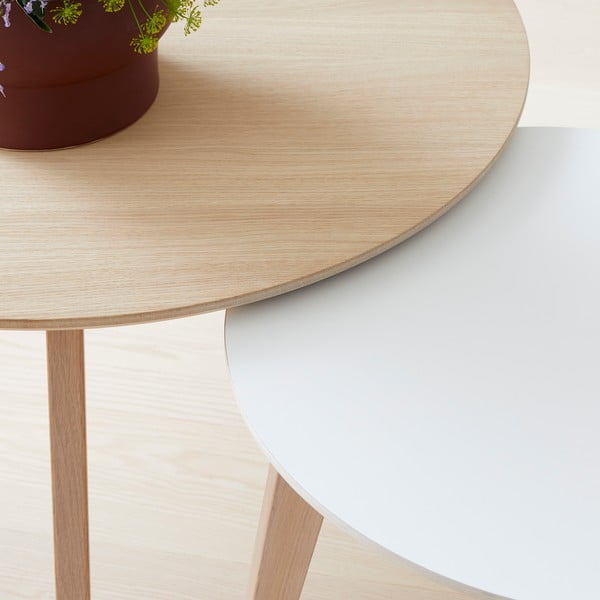 Stolić za kavu u hrastovom dekoru Hammel Iris Ø 90 cm-image-4