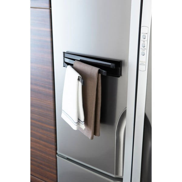 Crni magnetski preklopni držač za ručnike YAMAZAKI Towerj-image-1