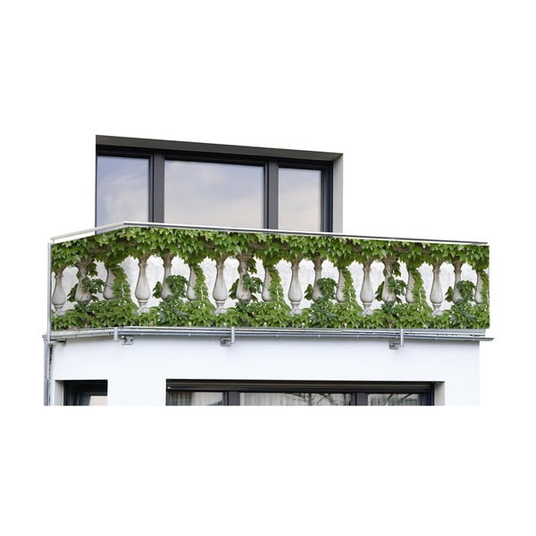 Zeleni plastičan balkonski zastor 500x85 cm – Maximex