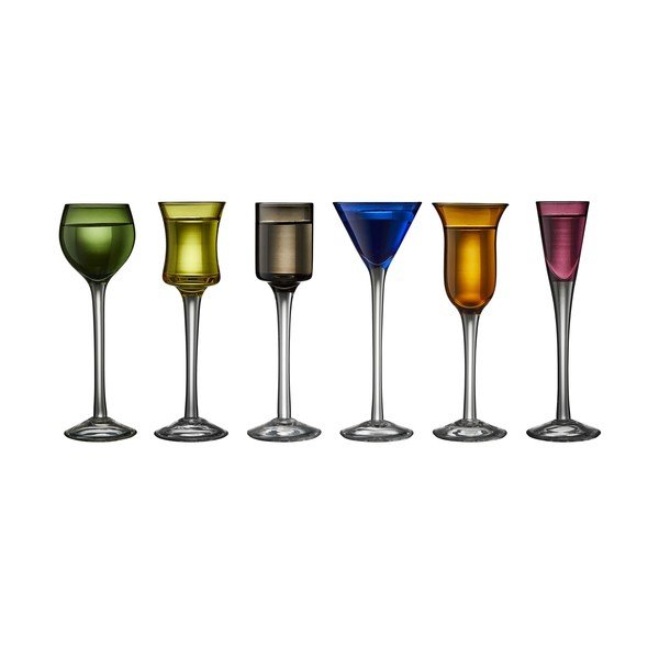 Čaše u setu 6 kom za žestoka šića 50 ml – Lyngby Glas