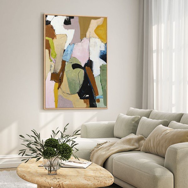 Tiskana/s ručno oslikanim elementima slika s okvirom/na platnu 93x117 cm Out Of Ordinary – Malerifabrikken-image-1