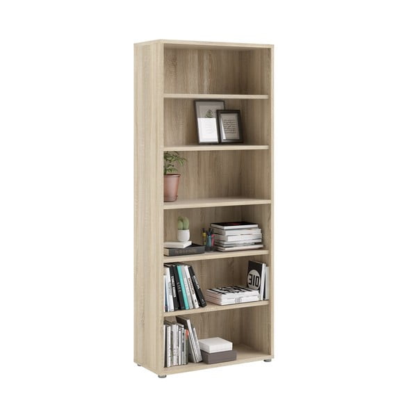 Modularna biblioteka u dekoru hrasta u prirodnoj boji 89x222 cm Prima – Tvilum-image-4