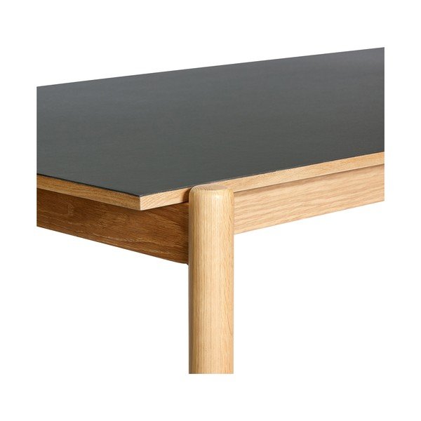 Blagovaonski stol od punog hrasta 107x190 cm Oblique – Hübsch-image-4