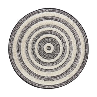 Sivo-bijeli tepih Mint Rugs Handira Circle, ⌀ 160 cm