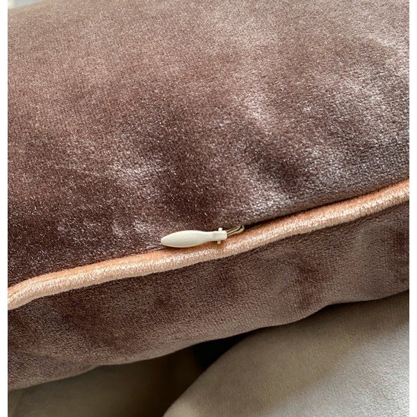 Ljubičasta baršunasta navlaka za jastuk Joynodes Paul, 43 x 43 cm-image-2