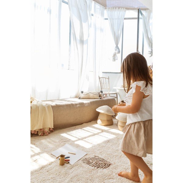 Krem periv/ručno rađen pamučan dječji tepih 170x240 cm Pine Forest – Lorena Canals-image-4