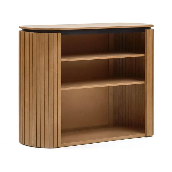 Regal za knjige od drveta manga u prirodnoj boji 120x90 cm Licia - Kave Home-image-2