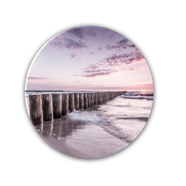 Zidni ukras Styler Glasspik Ringart Sunset, ø 70 cm-image-2