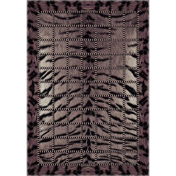 Tamno smeđi tepih Vitaus Animal, 80 x 120 cm