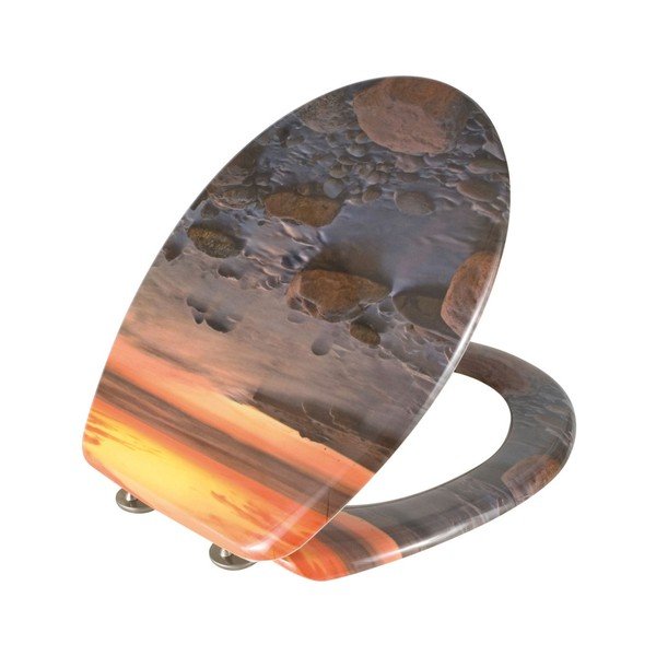 WC sjedalo Wenkoo Stone Shore, 44,5 x 36,5 cm-image-2