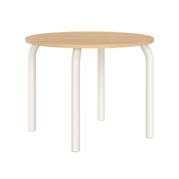 Okrugao blagovaonski stol s pločom stola u dekoru hrasta ø 100 cm Meko – noo.ma