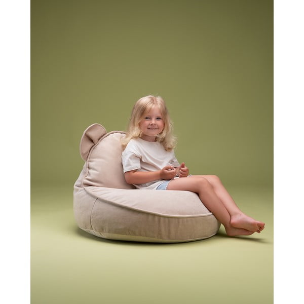 Bež baršunasti vreća za bebe Bear – Wigiwama-image-1
