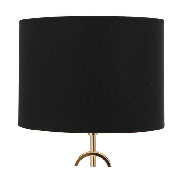 Stolna svjetiljka u crno-zlatnoj boji Mauro Ferretti Glam Rings, visina 54,5 cm-image-4