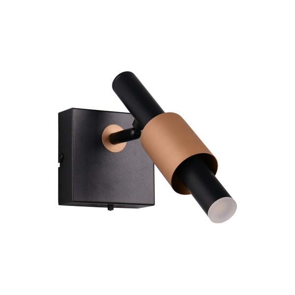 Crni/u brončanoj boji LED reflektor 20,5x10 cm Ikaris – Trio Select