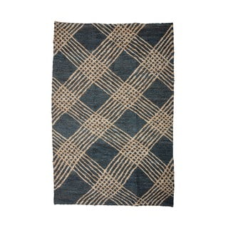 Antracitno sivi juten tepih 150x245 cm Cat – Bloomingville