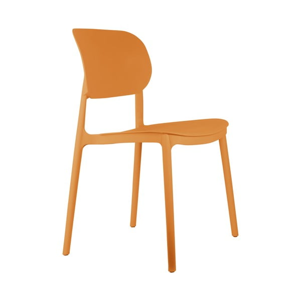 Oker žute plastična blagovaonske stolice u setu 4 kom Cheer – Leitmotiv