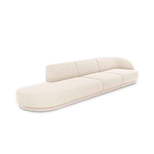 Krem kauč 302 cm Miley - Micadoni Home-image-3