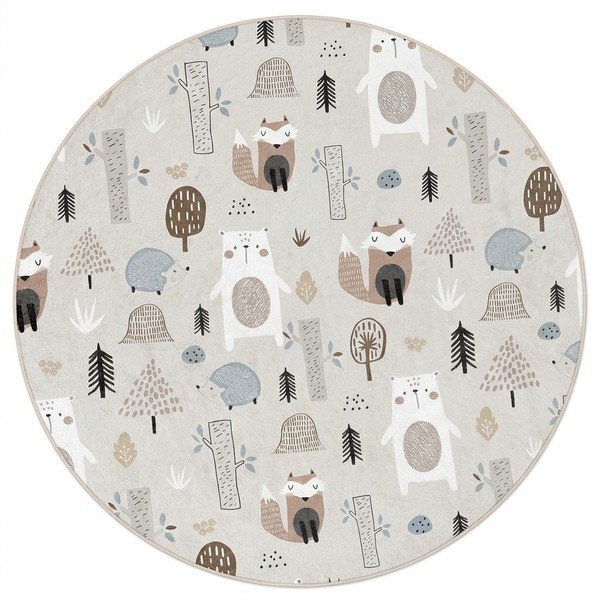 Periv dječji tepih ø100 cm Forest Friends – Mila Home