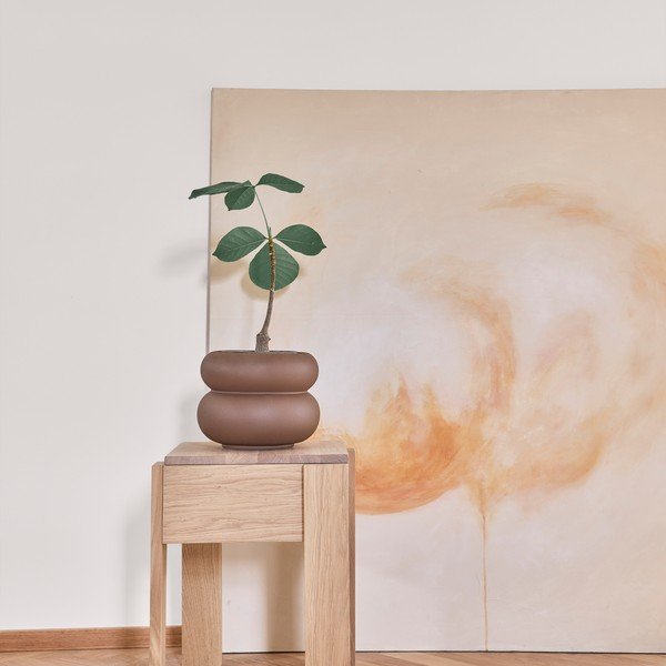 Ukrasna tegla za cvijeće od kamenine ø 23 cm Kupla – OYOY Living Design-image-1