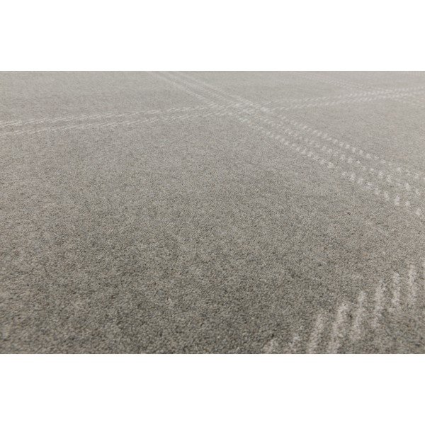 Svijetlo sivi vuneni tepih 160x240 cm Calisia M Grid Prime – Agnella-image-3
