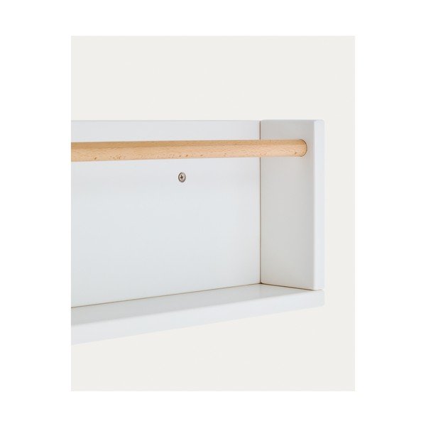 Bijela dječja polica od masivne bukve 64 cm Shantal – Kave Home-image-1