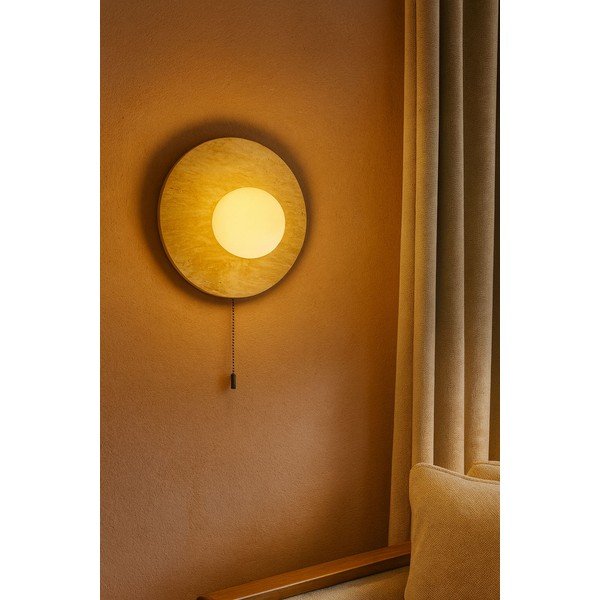 Bež zidna lampa od kamenine ø 12 cm Hilde – Opviq lights-image-4