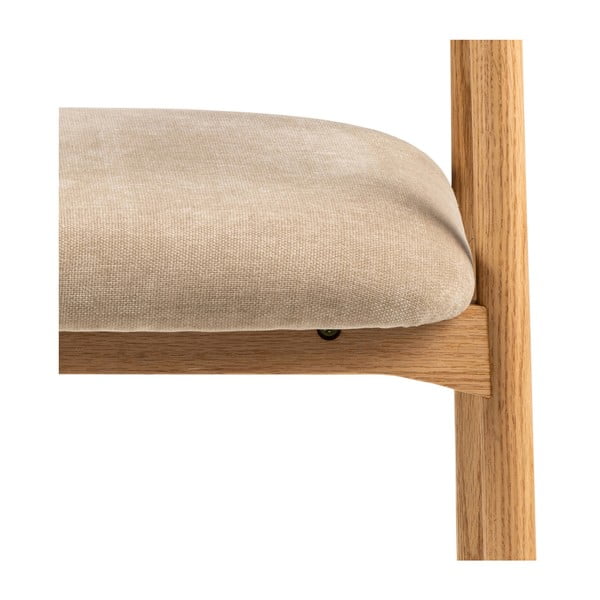 Bež/u prirodnoj boji blagovaonske stolice u setu 2 kom Addi – Actona-image-3