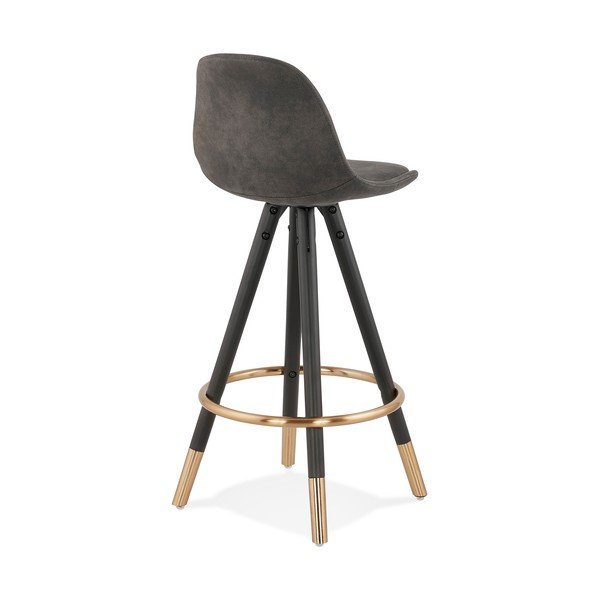 Sive bar stolica Kokoon Bruce Mini, visina sjedala 65 cm-image-1