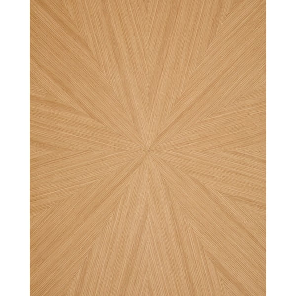 Okrugao blagovaonski stol s pločom stola u dekoru hrasta ø 120 cm Naanim – Kave Home-image-3