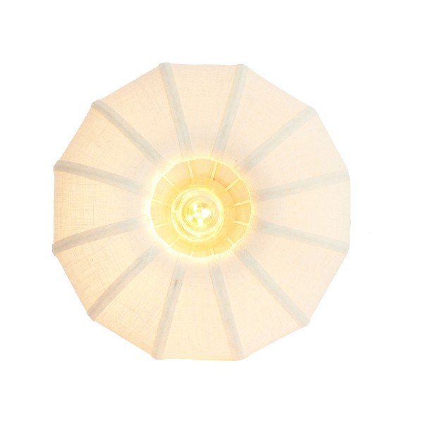 Krem stropna svjetiljka s tekstilnim sjenilom ø 40 cm Zosia – Light & Living-image-3