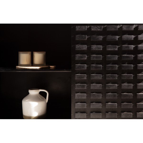 Crna komoda od masivnog manga 200x80x40 cm Inaya – MOME-image-2