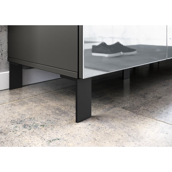 Antracitno sivi ormarić za cipele Ceduna – Germania-image-4