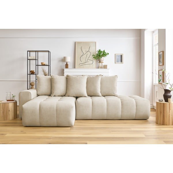 Bež kutna garnitura (lijevi kut) Mont-Blanc - Bobochic Paris-image-1