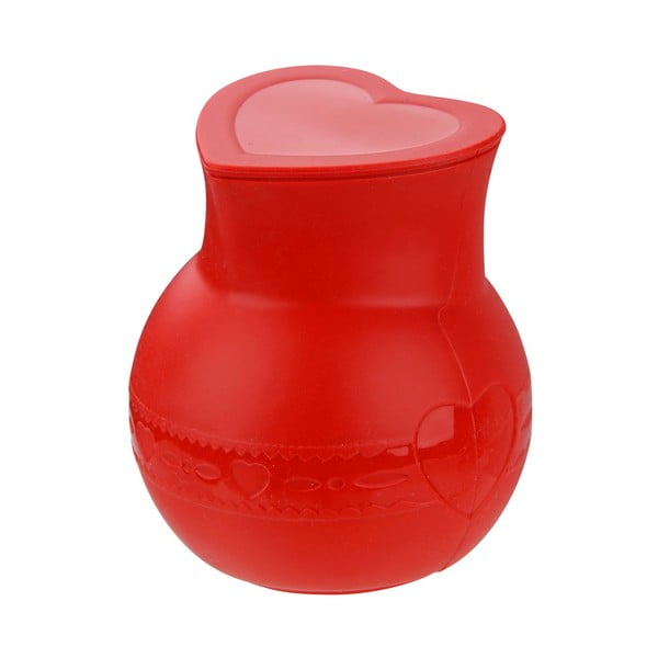 Crvena silikonska posuda za čokoladu Oetker Flexxibel Love, 250 ml-image-1