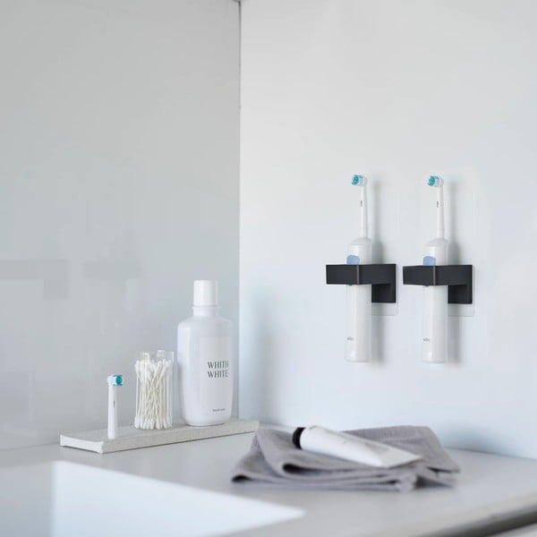 Crni plastičan multifunkcionalni držač Film Hook – YAMAZAKI-image-1