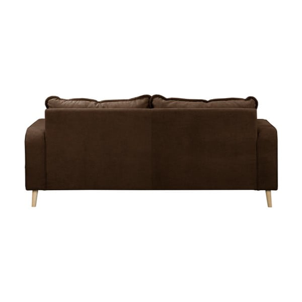 Tamno smeđa sofa 193 cm Beata - Ropez-image-4