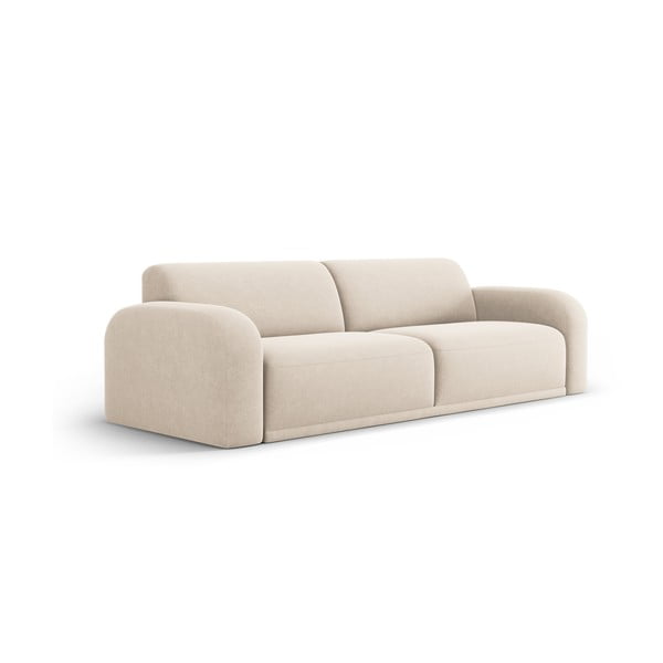 Bež baršunasta sofa 242 cm Erin – Micadoni Home-image-2