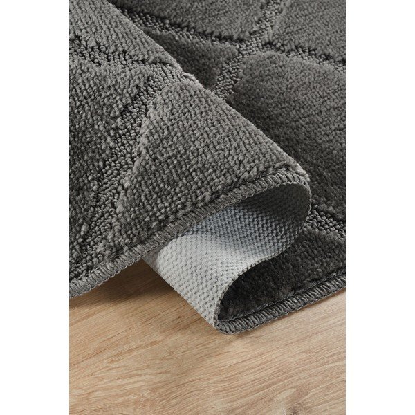 Antracitno sive kupaonske prostirke u setu 2 kom 50x80 cm Cizgili – Foutastic-image-2